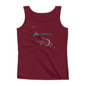 Skydiving T-shirts Ladies' Tank - Skydive Competition - Silver Edition, Tanks, Skydiving Apparel, Skydiving Apparel, Skydiving Apparel, Skydiving Gear, Olympics, T-Shirts, Skydive Chicago, Skydive City, Skydive Perris, Drop Zone Apparel, USPA, united states parachute association, Freefly, BASE, World Record,