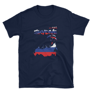 Skydiving T-shirts - Skydive World - RUSSIA - Cotton Tee -, Shirts, Skydiving Apparel, Skydiving Apparel, Skydiving Apparel, Skydiving Gear, Olympics, T-Shirts, Skydive Chicago, Skydive City, Skydive Perris, Drop Zone Apparel, USPA, united states parachute association, Freefly, BASE, World Record,