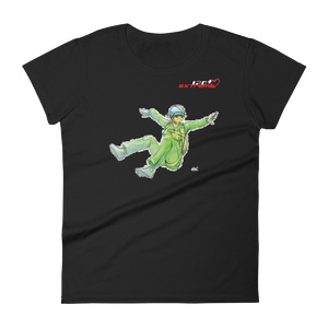 Skydiving T-shirts I Love Skydive - Sit-Fly - Short Sleeve Women's T-shirt, Shirts, Skydiving Apparel, Skydiving Apparel, Skydiving Apparel, Skydiving Gear, Olympics, T-Shirts, Skydive Chicago, Skydive City, Skydive Perris, Drop Zone Apparel, USPA, united states parachute association, Freefly, BASE, World Record,