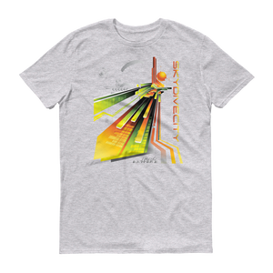 Skydiving T-shirts Skydive City - Sunrise - Men`s Colored T-Shirts, Men's Colored Tees, Skydiving Apparel, Skydiving Apparel, Skydiving Apparel, Skydiving Gear, Olympics, T-Shirts, Skydive Chicago, Skydive City, Skydive Perris, Drop Zone Apparel, USPA, united states parachute association, Freefly, BASE, World Record,