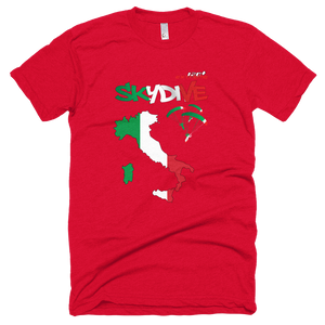 Skydiving T-shirts - Skydive All World - ITALY - Unisex Tee -, Shirts, Skydiving Apparel, Skydiving Apparel, Skydiving Apparel, Skydiving Gear, Olympics, T-Shirts, Skydive Chicago, Skydive City, Skydive Perris, Drop Zone Apparel, USPA, united states parachute association, Freefly, BASE, World Record,