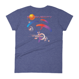 Skydiving T-shirts Skydive City - Sunset - Women`s Colored T-Shirts, Women's Colored Tees, Skydiving Apparel, Skydiving Apparel, Skydiving Apparel, Skydiving Gear, Olympics, T-Shirts, Skydive Chicago, Skydive City, Skydive Perris, Drop Zone Apparel, USPA, united states parachute association, Freefly, BASE, World Record,