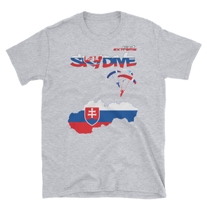 Skydiving T-shirts - Skydive World - SLOVAKIA - Cotton Tee -, Shirts, Skydiving Apparel, Skydiving Apparel, Skydiving Apparel, Skydiving Gear, Olympics, T-Shirts, Skydive Chicago, Skydive City, Skydive Perris, Drop Zone Apparel, USPA, united states parachute association, Freefly, BASE, World Record,