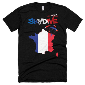 Skydiving T-shirts - Skydive All World - FRANCE - Unisex Tee -, Shirts, Skydiving Apparel, Skydiving Apparel, Skydiving Apparel, Skydiving Gear, Olympics, T-Shirts, Skydive Chicago, Skydive City, Skydive Perris, Drop Zone Apparel, USPA, united states parachute association, Freefly, BASE, World Record,