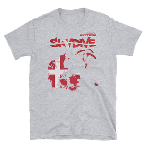 Skydiving T-shirts - Skydive World - DENMARK - Cotton Tee -, Shirts, Skydiving Apparel, Skydiving Apparel, Skydiving Apparel, Skydiving Gear, Olympics, T-Shirts, Skydive Chicago, Skydive City, Skydive Perris, Drop Zone Apparel, USPA, united states parachute association, Freefly, BASE, World Record,