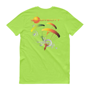 Skydiving T-shirts Skydive City - Sunrise - Men`s Colored T-Shirts, Men's Colored Tees, Skydiving Apparel, Skydiving Apparel, Skydiving Apparel, Skydiving Gear, Olympics, T-Shirts, Skydive Chicago, Skydive City, Skydive Perris, Drop Zone Apparel, USPA, united states parachute association, Freefly, BASE, World Record,