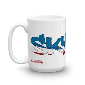 Skydiving T-shirts Skydiving Mug Team America, White Mugs, Skydiving Apparel, Skydiving Apparel, Skydiving Apparel, Skydiving Gear, Olympics, T-Shirts, Skydive Chicago, Skydive City, Skydive Perris, Drop Zone Apparel, USPA, united states parachute association, Freefly, BASE, World Record,