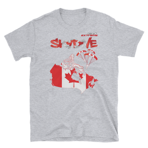 Skydiving T-shirts - Skydive World - CANADA - Cotton Tee -, Shirts, Skydiving Apparel, Skydiving Apparel, Skydiving Apparel, Skydiving Gear, Olympics, T-Shirts, Skydive Chicago, Skydive City, Skydive Perris, Drop Zone Apparel, USPA, united states parachute association, Freefly, BASE, World Record,