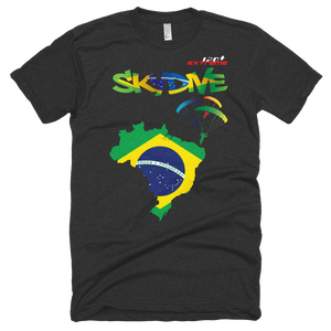 Skydiving T-shirts - Skydive All World - BRAZIL - Unisex Tee -, Shirts, Skydiving Apparel, Skydiving Apparel, Skydiving Apparel, Skydiving Gear, Olympics, T-Shirts, Skydive Chicago, Skydive City, Skydive Perris, Drop Zone Apparel, USPA, united states parachute association, Freefly, BASE, World Record,