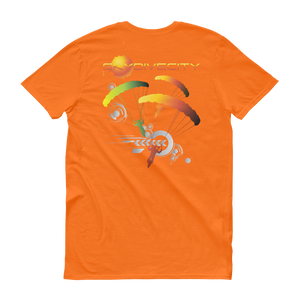 Skydiving T-shirts Skydive City - Sunrise - Men`s Colored T-Shirts, Men's Colored Tees, Skydiving Apparel, Skydiving Apparel, Skydiving Apparel, Skydiving Gear, Olympics, T-Shirts, Skydive Chicago, Skydive City, Skydive Perris, Drop Zone Apparel, USPA, united states parachute association, Freefly, BASE, World Record,