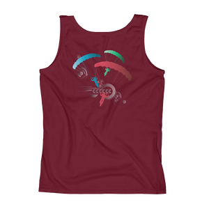 Skydiving T-shirts Ladies' Tank - Skydive Competition - Silver Edition, Tanks, Skydiving Apparel, Skydiving Apparel, Skydiving Apparel, Skydiving Gear, Olympics, T-Shirts, Skydive Chicago, Skydive City, Skydive Perris, Drop Zone Apparel, USPA, united states parachute association, Freefly, BASE, World Record,