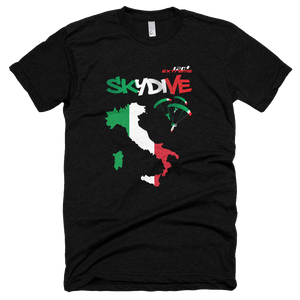 Skydiving T-shirts - Skydive All World - ITALY - Unisex Tee -, Shirts, Skydiving Apparel, Skydiving Apparel, Skydiving Apparel, Skydiving Gear, Olympics, T-Shirts, Skydive Chicago, Skydive City, Skydive Perris, Drop Zone Apparel, USPA, united states parachute association, Freefly, BASE, World Record,