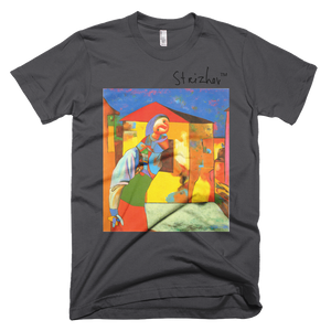 Skydiving T-shirts Strizhov™ by Dmitri Strizhov - 'Landscape with Alina - 1997' - T-Shirt, , Strizhov™, Skydiving Apparel, Skydiving Apparel, Skydiving Gear, Olympics, T-Shirts, Skydive Chicago, Skydive City, Skydive Perris, Drop Zone Apparel, USPA, united states parachute association, Freefly, BASE, World Record,