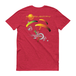 Skydiving T-shirts Skydive City - Sunrise - Men`s Colored T-Shirts, Men's Colored Tees, Skydiving Apparel, Skydiving Apparel, Skydiving Apparel, Skydiving Gear, Olympics, T-Shirts, Skydive Chicago, Skydive City, Skydive Perris, Drop Zone Apparel, USPA, united states parachute association, Freefly, BASE, World Record,