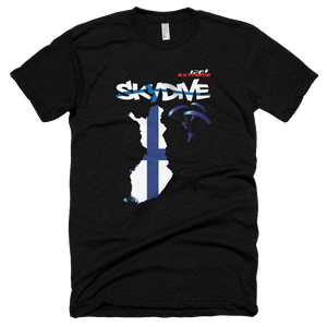 Skydiving T-shirts - Skydive All World - FINLAND - Unisex Tee -, Shirts, Skydiving Apparel, Skydiving Apparel, Skydiving Apparel, Skydiving Gear, Olympics, T-Shirts, Skydive Chicago, Skydive City, Skydive Perris, Drop Zone Apparel, USPA, united states parachute association, Freefly, BASE, World Record,