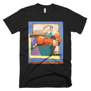 Skydiving T-shirts Strizhov™ by Dmitri Strizhov - 'Answer Passing The Questions - 1994' - T-Shirt, , Strizhov™, Skydiving Apparel, Skydiving Apparel, Skydiving Gear, Olympics, T-Shirts, Skydive Chicago, Skydive City, Skydive Perris, Drop Zone Apparel, USPA, united states parachute association, Freefly, BASE, World Record,