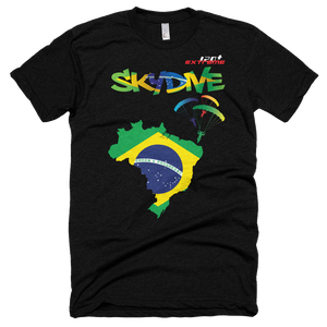 Skydiving T-shirts - Skydive All World - BRAZIL - Unisex Tee -, Shirts, Skydiving Apparel, Skydiving Apparel, Skydiving Apparel, Skydiving Gear, Olympics, T-Shirts, Skydive Chicago, Skydive City, Skydive Perris, Drop Zone Apparel, USPA, united states parachute association, Freefly, BASE, World Record,