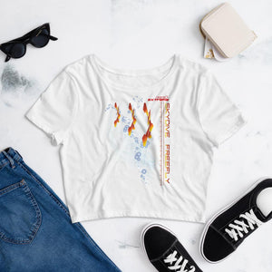 Skydiving T-shirts Women`s Crop Top - Skydive FREEFLY -, , Skydiving Apparel, Skydiving Apparel, Skydiving Apparel, Skydiving Gear, Olympics, T-Shirts, Skydive Chicago, Skydive City, Skydive Perris, Drop Zone Apparel, USPA, united states parachute association, Freefly, BASE, World Record,