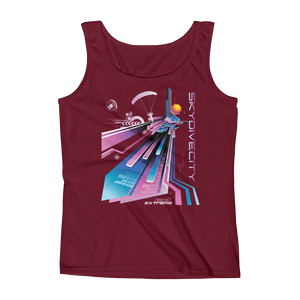 Skydiving T-shirts Ladies' Tank - Skydive City - Flamingo, Tanks, Skydiving Apparel, Skydiving Apparel, Skydiving Apparel, Skydiving Gear, Olympics, T-Shirts, Skydive Chicago, Skydive City, Skydive Perris, Drop Zone Apparel, USPA, united states parachute association, Freefly, BASE, World Record,