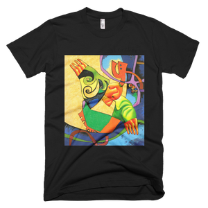 Skydiving T-shirts Strizhov™ by Dmitri Strizhov - 'Art History Written In Electricity - 1997' - T-Shirt, , Strizhov™, Skydiving Apparel, Skydiving Apparel, Skydiving Gear, Olympics, T-Shirts, Skydive Chicago, Skydive City, Skydive Perris, Drop Zone Apparel, USPA, united states parachute association, Freefly, BASE, World Record,