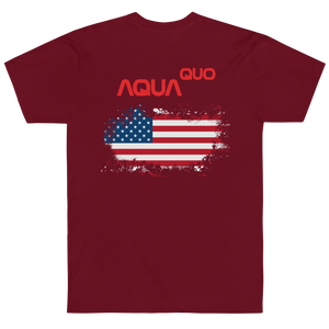 Skydiving T-shirts AquaQuo - "My Status Quo is Aqua Quo" - Unisex T-Shirt, , Skydiving Apparel ™, Skydiving Apparel, Skydiving Apparel, Skydiving Gear, Olympics, T-Shirts, Skydive Chicago, Skydive City, Skydive Perris, Drop Zone Apparel, USPA, united states parachute association, Freefly, BASE, World Record,