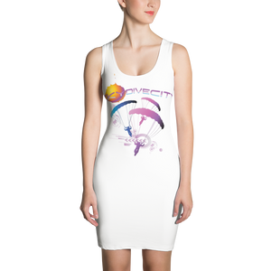 Skydiving T-shirts Skydive City - Flamingo - Sublimation Cut & Sew Dress, Dress, Skydiving Apparel, Skydiving Apparel, Skydiving Apparel, Skydiving Gear, Olympics, T-Shirts, Skydive Chicago, Skydive City, Skydive Perris, Drop Zone Apparel, USPA, united states parachute association, Freefly, BASE, World Record,