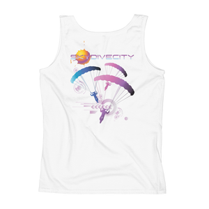 Skydiving T-shirts Ladies' Tank - Skydive City - Flamingo, Tanks, Skydiving Apparel, Skydiving Apparel, Skydiving Apparel, Skydiving Gear, Olympics, T-Shirts, Skydive Chicago, Skydive City, Skydive Perris, Drop Zone Apparel, USPA, united states parachute association, Freefly, BASE, World Record,