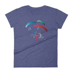 Skydiving T-shirts Skydive Competition - Women`s Colored T-Shirts, Women's Colored Tees, Skydiving Apparel, Skydiving Apparel, Skydiving Apparel, Skydiving Gear, Olympics, T-Shirts, Skydive Chicago, Skydive City, Skydive Perris, Drop Zone Apparel, USPA, united states parachute association, Freefly, BASE, World Record,