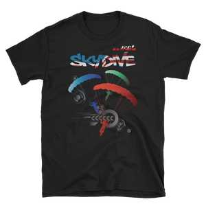 Skydiving T-shirts - Skydive World All Over - AMERICA - Cotton Tee -, Shirts, Skydiving Apparel, Skydiving Apparel, Skydiving Apparel, Skydiving Gear, Olympics, T-Shirts, Skydive Chicago, Skydive City, Skydive Perris, Drop Zone Apparel, USPA, united states parachute association, Freefly, BASE, World Record,