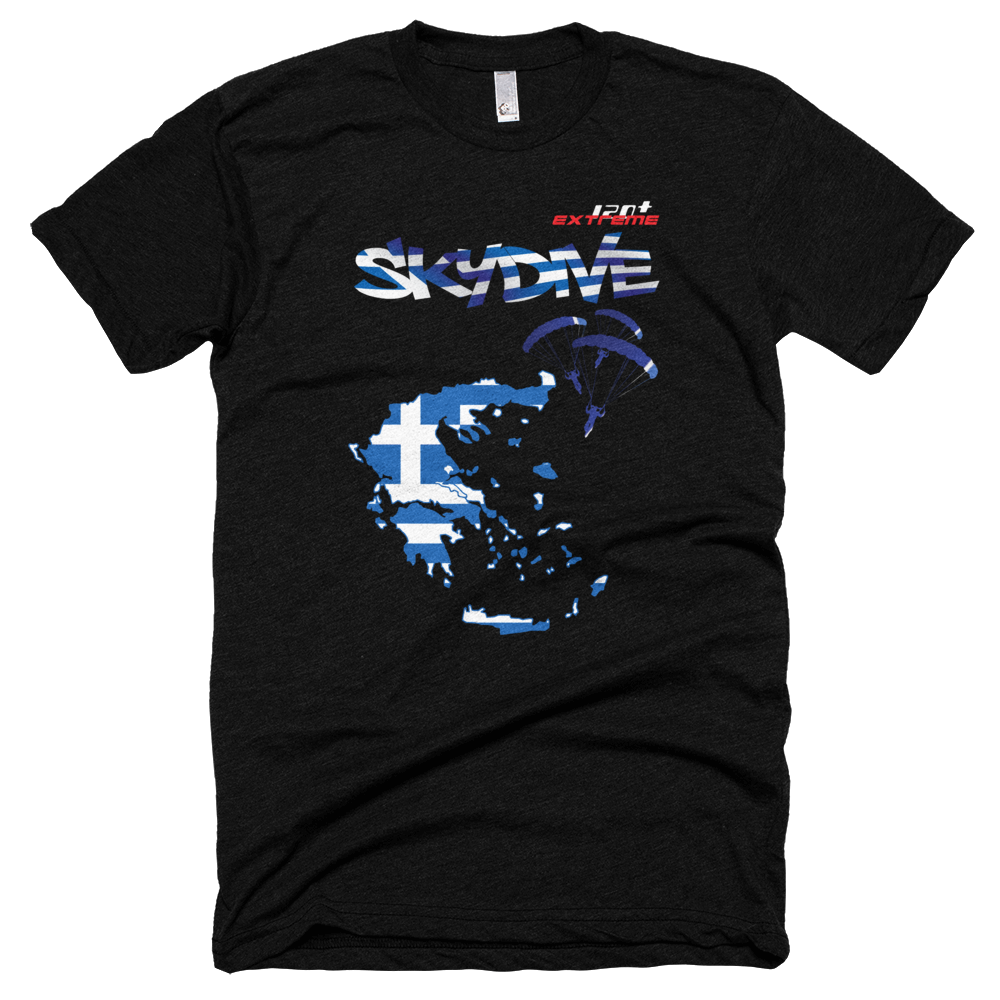 Skydiving T-shirts - Skydive All World - GREECE - Unisex Tee -, Shirts, Skydiving Apparel, Skydiving Apparel, Skydiving Apparel, Skydiving Gear, Olympics, T-Shirts, Skydive Chicago, Skydive City, Skydive Perris, Drop Zone Apparel, USPA, united states parachute association, Freefly, BASE, World Record,