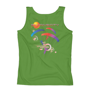 Skydiving T-shirts Ladies' Tank - Skydive City - Sunset, Tanks, Skydiving Apparel, Skydiving Apparel, Skydiving Apparel, Skydiving Gear, Olympics, T-Shirts, Skydive Chicago, Skydive City, Skydive Perris, Drop Zone Apparel, USPA, united states parachute association, Freefly, BASE, World Record,