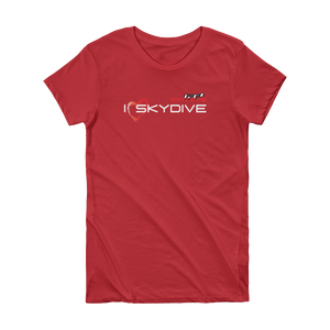 Skydiving T-shirts I ♡ Skydive - First Jump - eXtreme(RED) - Short Sleeve Women's T-shirt, RED, Skydiving Apparel, Skydiving Apparel, Skydiving Apparel, Skydiving Gear, Olympics, T-Shirts, Skydive Chicago, Skydive City, Skydive Perris, Drop Zone Apparel, USPA, united states parachute association, Freefly, BASE, World Record,