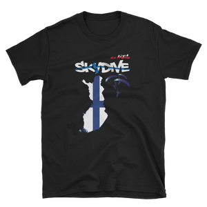 Skydiving T-shirts - Skydive World - FINLAND - Cotton Tee -, Shirts, Skydiving Apparel, Skydiving Apparel, Skydiving Apparel, Skydiving Gear, Olympics, T-Shirts, Skydive Chicago, Skydive City, Skydive Perris, Drop Zone Apparel, USPA, united states parachute association, Freefly, BASE, World Record,