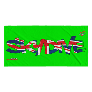 Skydiving T-shirts World Team - Skydive United Kingdom - Beach Towels in 10 Colors, Beach Towel, teelaunch, Skydiving Apparel, Skydiving Apparel, Skydiving Gear, Olympics, T-Shirts, Skydive Chicago, Skydive City, Skydive Perris, Drop Zone Apparel, USPA, united states parachute association, Freefly, BASE, World Record,